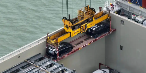 汽车集装箱海运，可折叠集装箱商品车专用框架